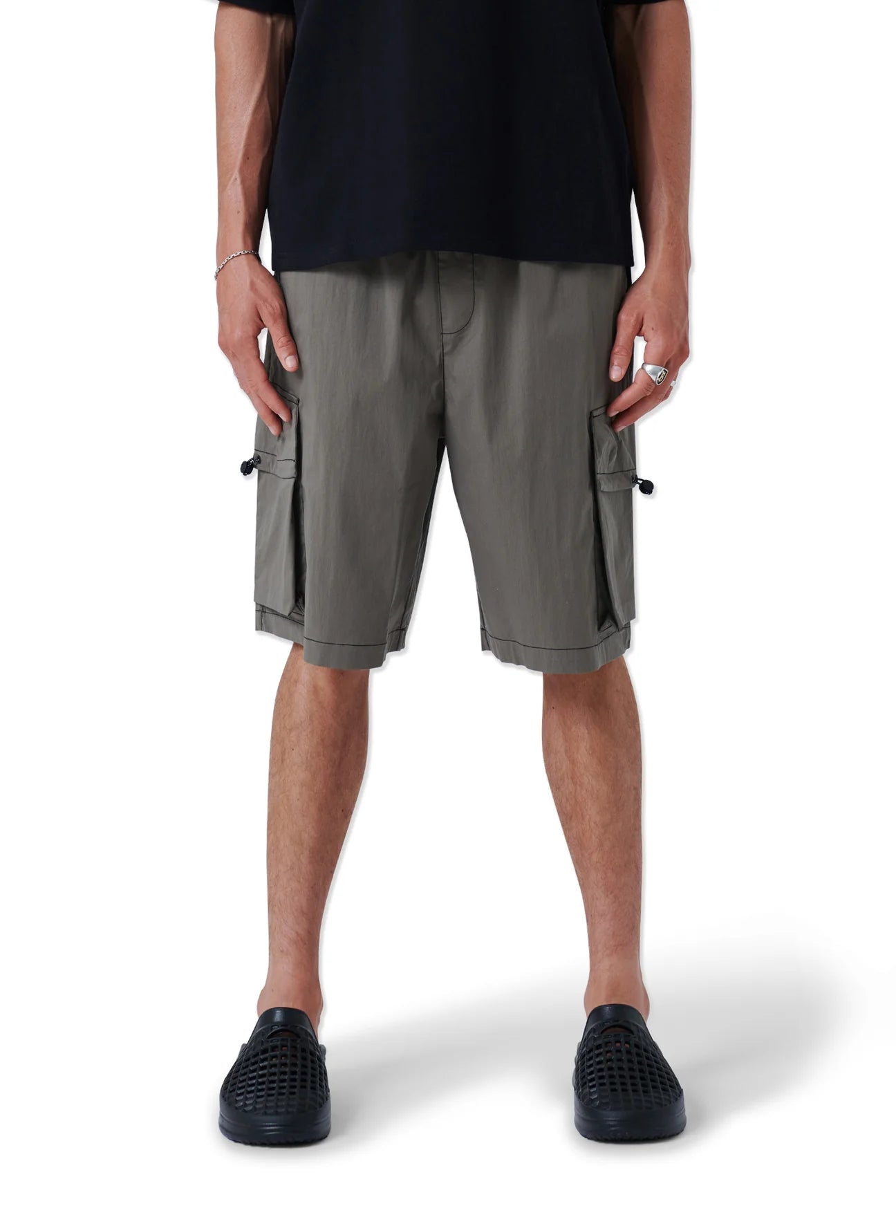 Barney Cools Parachute Short Pewter