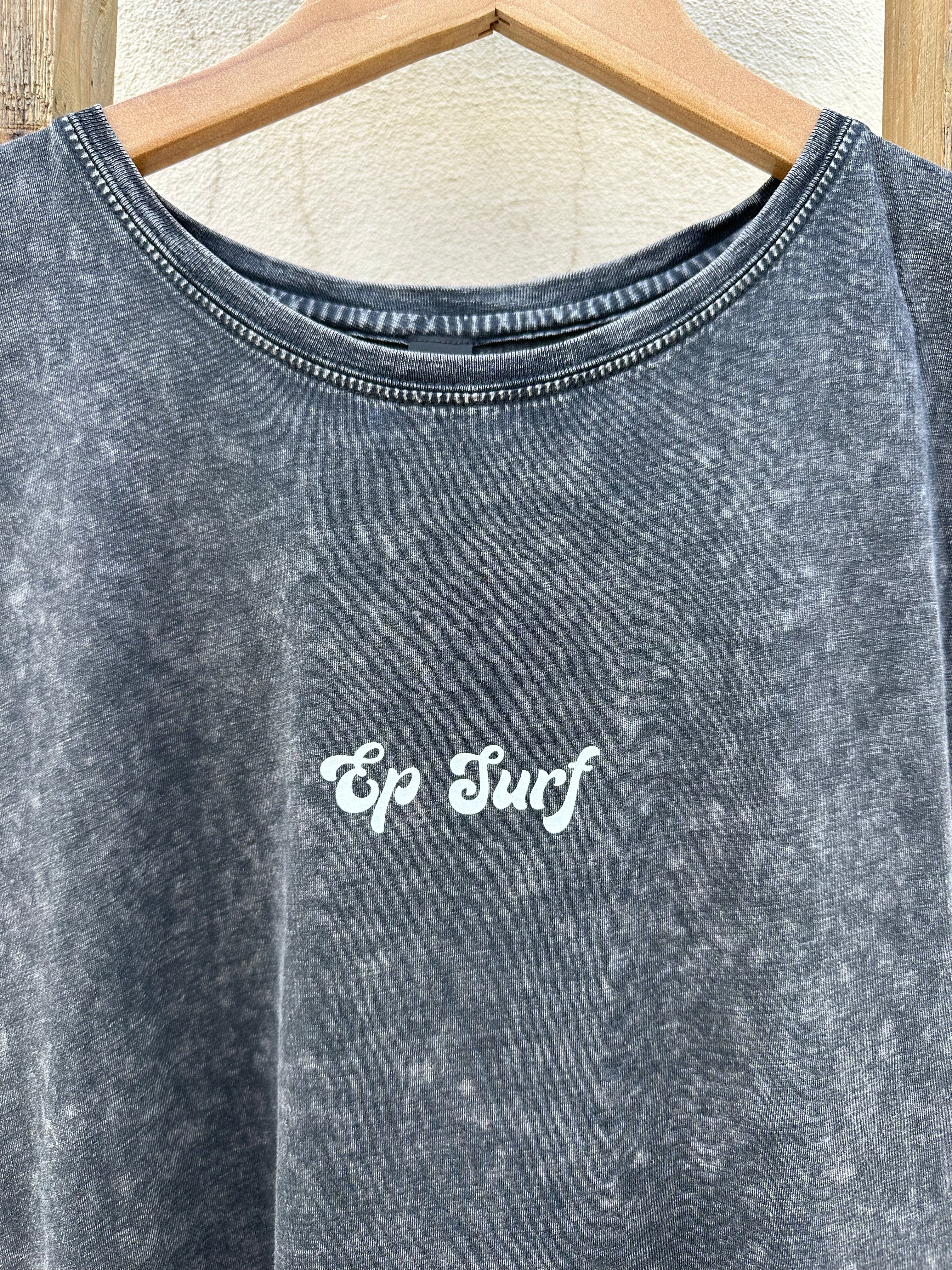 EP SURF Mens Bloody Pearler Tank - Black Stonewash/White