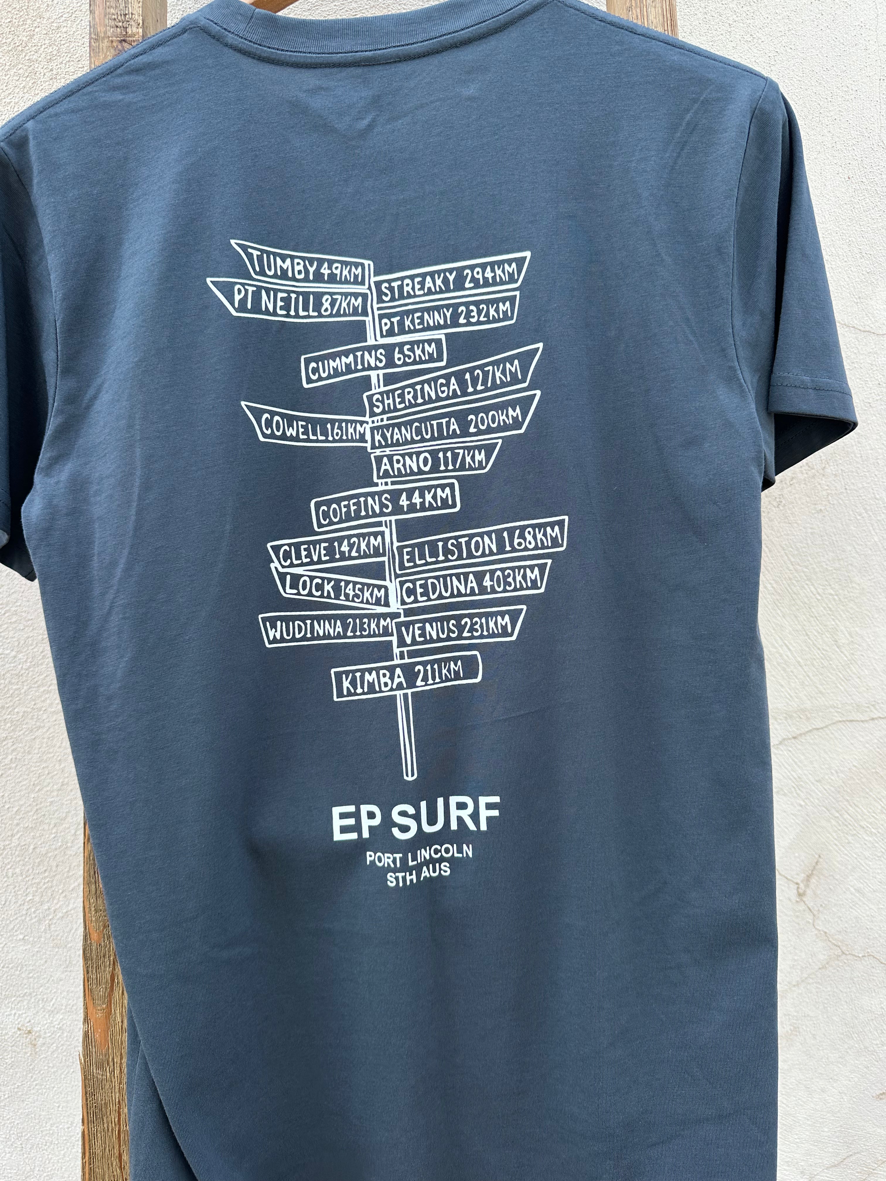 EP SURF Mens Signs Tee 2.0 - Petrol Blue