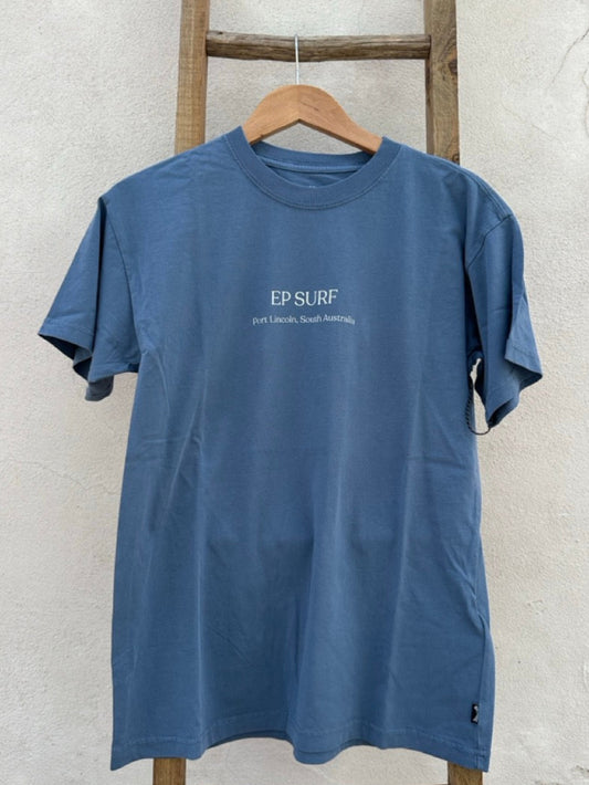 EP SURF Mens Signs Tee North Sea/White