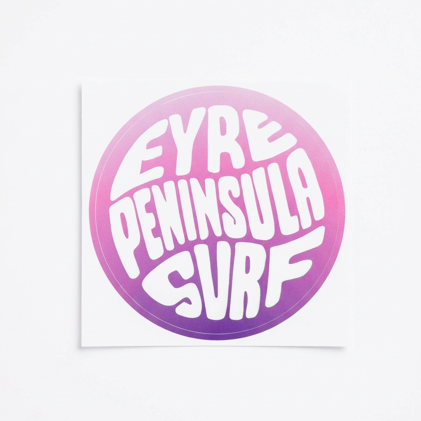 EP SURF Globe Sticker - Pink