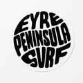 EP SURF Globe Sticker - Black and White