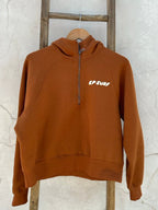 EP SURF Womens Bubble Quarter Zip Jumper - Toffee
