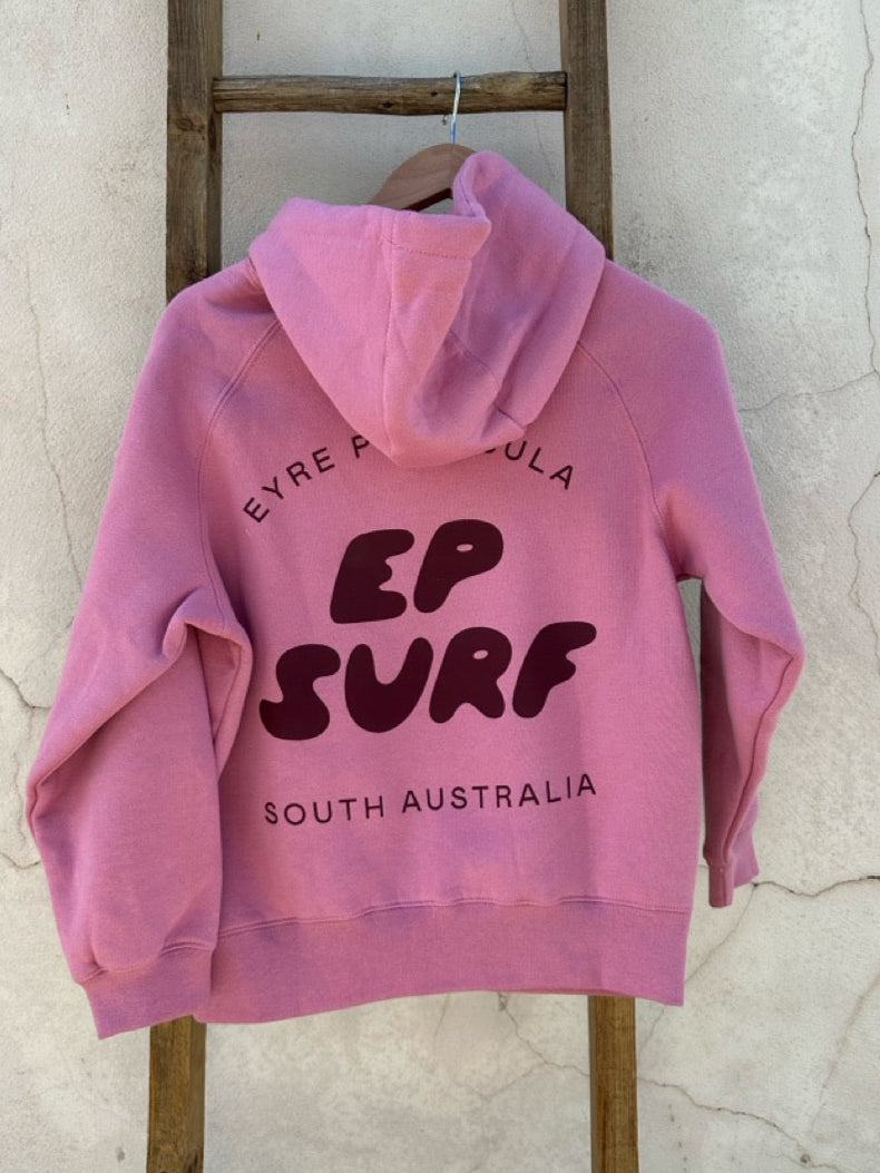EP SURF Kids Bubble Hoody - Pink/Plum