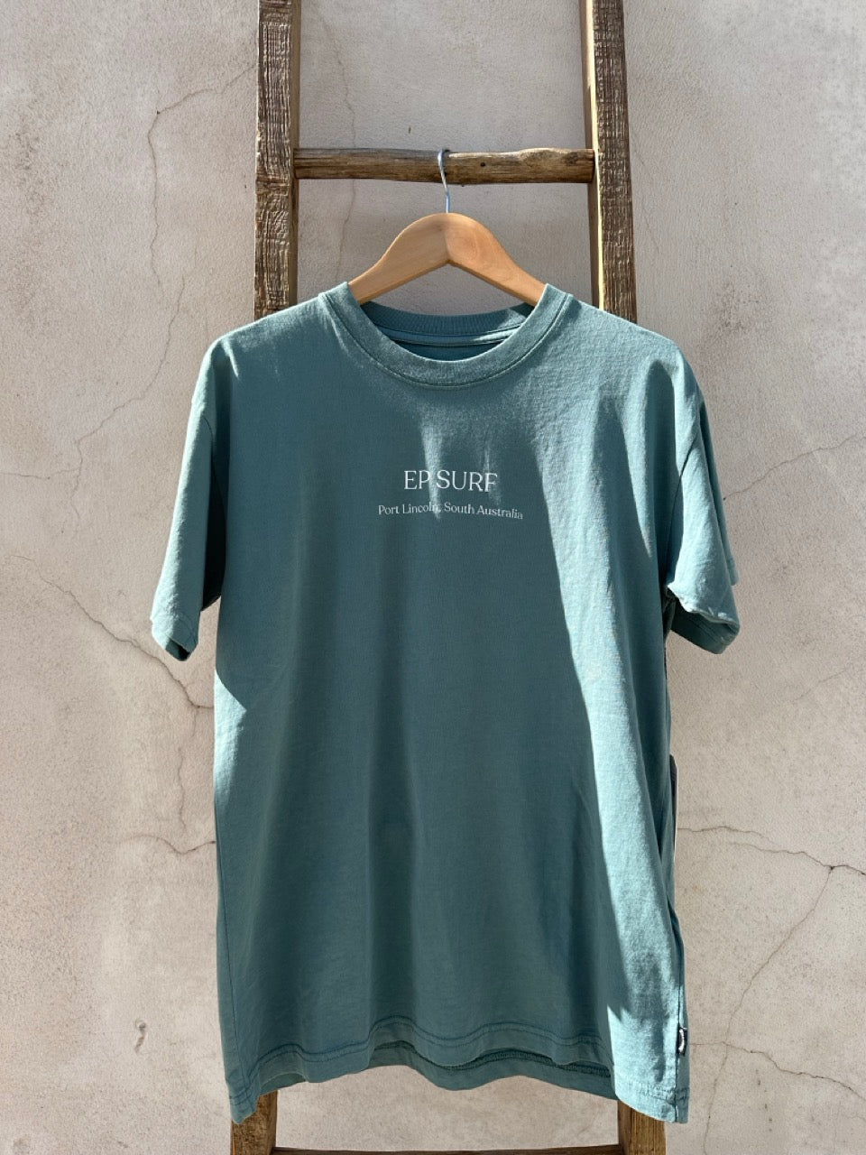 EP SURF Mens Signs Tee Marine Green/White