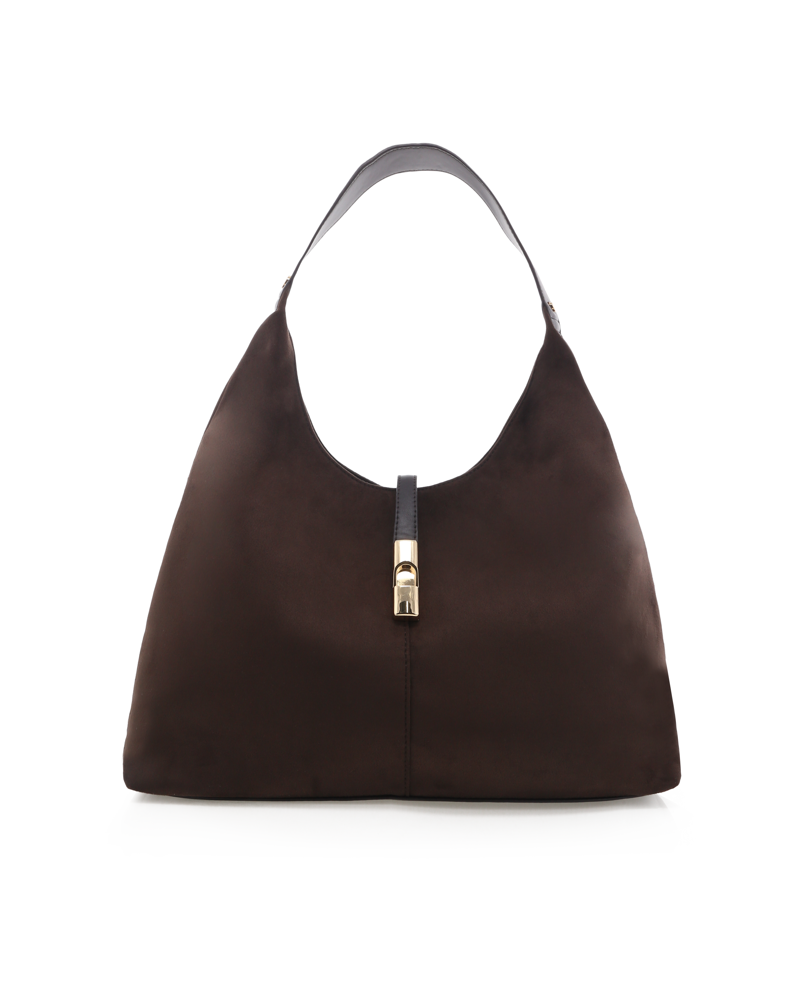 Billini Lamarr Shoulder Bag in CHOCOLATE SUEDE