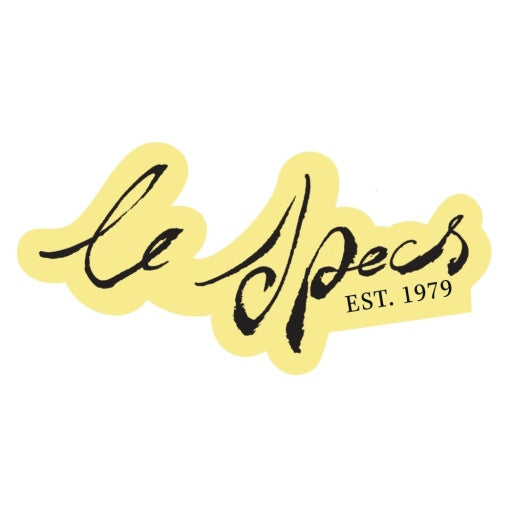 Less26mar7 in LE SPECS STICKER