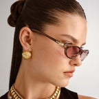 Le Specs Duskfall in PEARL CHOCOLATE