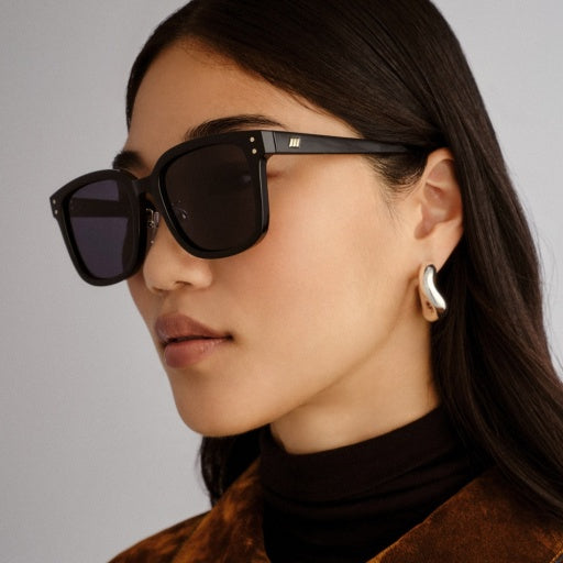 Le Specs Le Domino + in BLACK