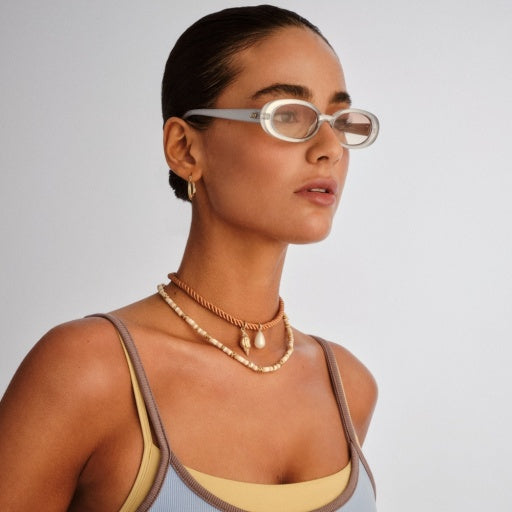 Le Specs Outta Love in SILVER PEARL