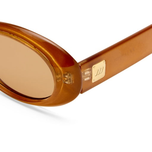 Le Specs Work It in GOLD PEARL