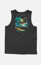 Salty Crew Truck Bed Regular Tank in VINTAGE BLACK