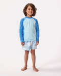 Rip Curl Icons Uv Brushed L/S-Boy in BLUE GUM