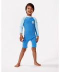 Rip Curl Icons Uv Brushed L/ S Suit-Boy in BLUE GUM