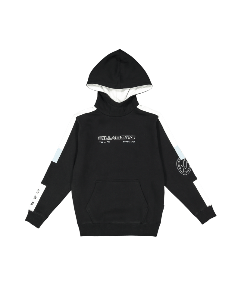 Billabong Boys Spec 73 Pop Mock Hood in BLACK