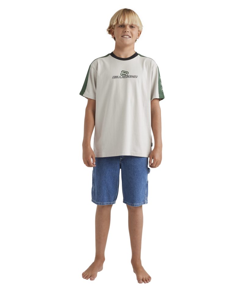 Billabong Boys Spec 73 Iconic Ss in SILVER