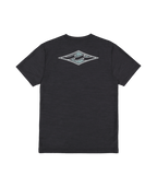 Billabong Boys Diamond Shoreline Lf Ss in BLACK HEATHER