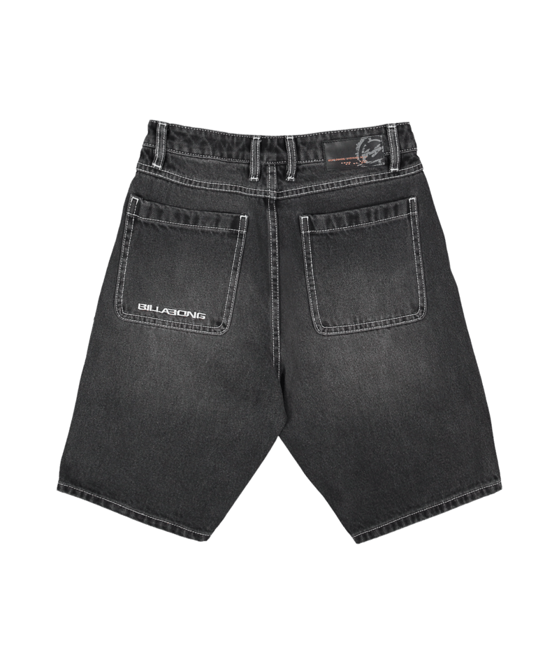 Billabong Boys Spec Denim Short in BLACK
