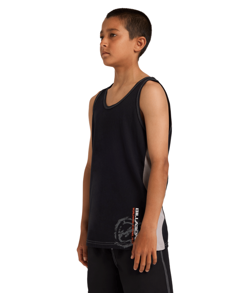 Billabong Boys Spec Blast Tank in OFF BLACK