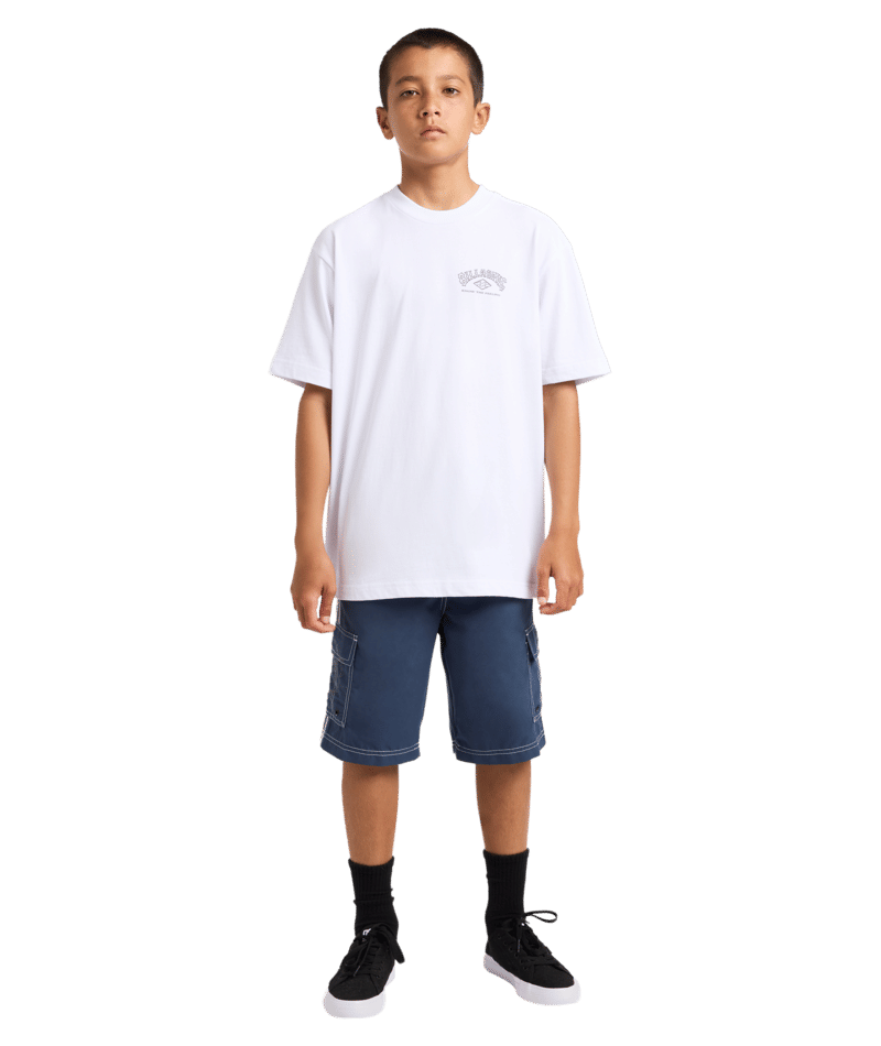 Billabong Boys Legacy Ss in WHITE