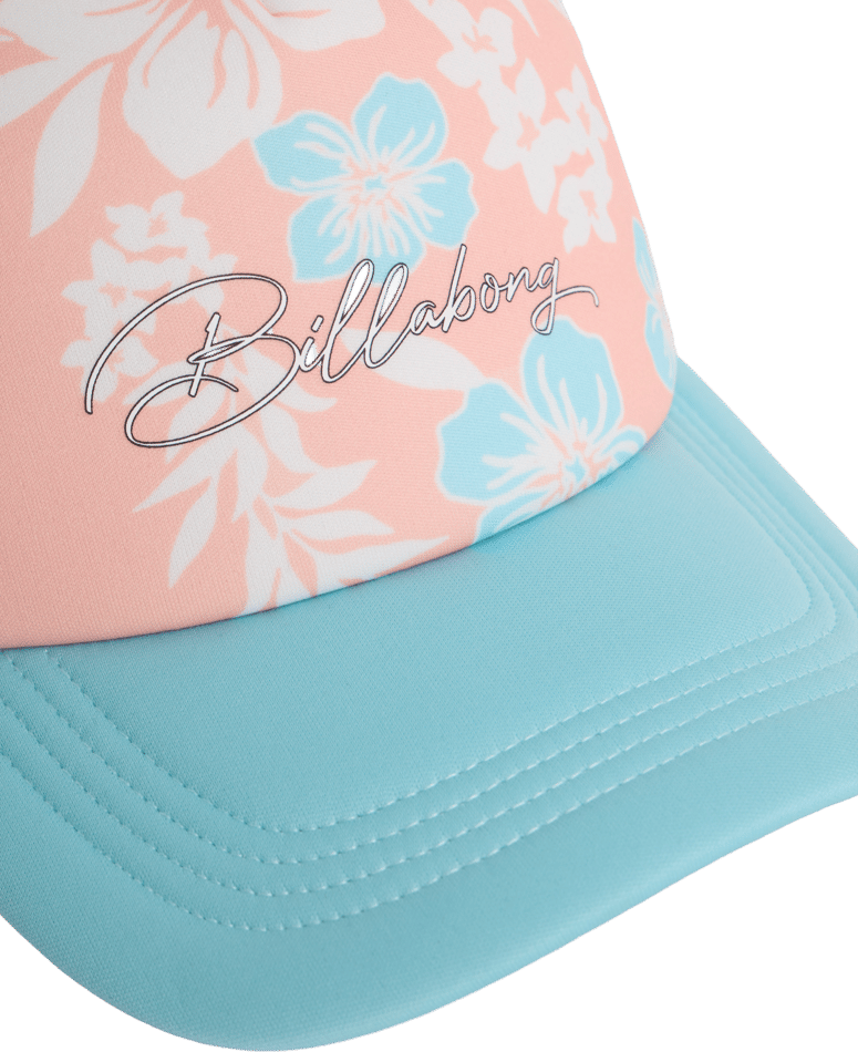 Billabong Hibiscus Haze Trucker in SOFT PEACH