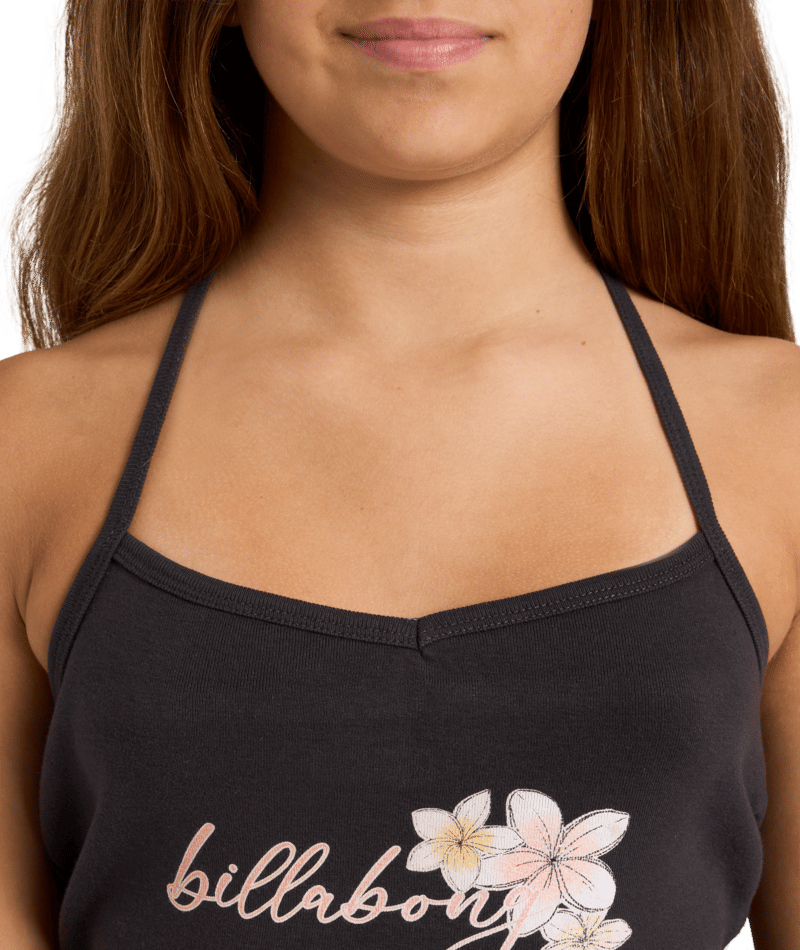 Billabong Bloom Crush Halter in OFF BLACK