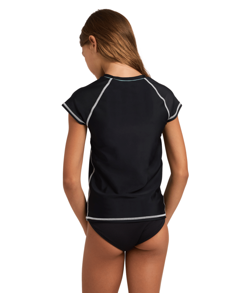 Billabong Saltwater Soul Ss Rashguard in BLACK PEBBLE