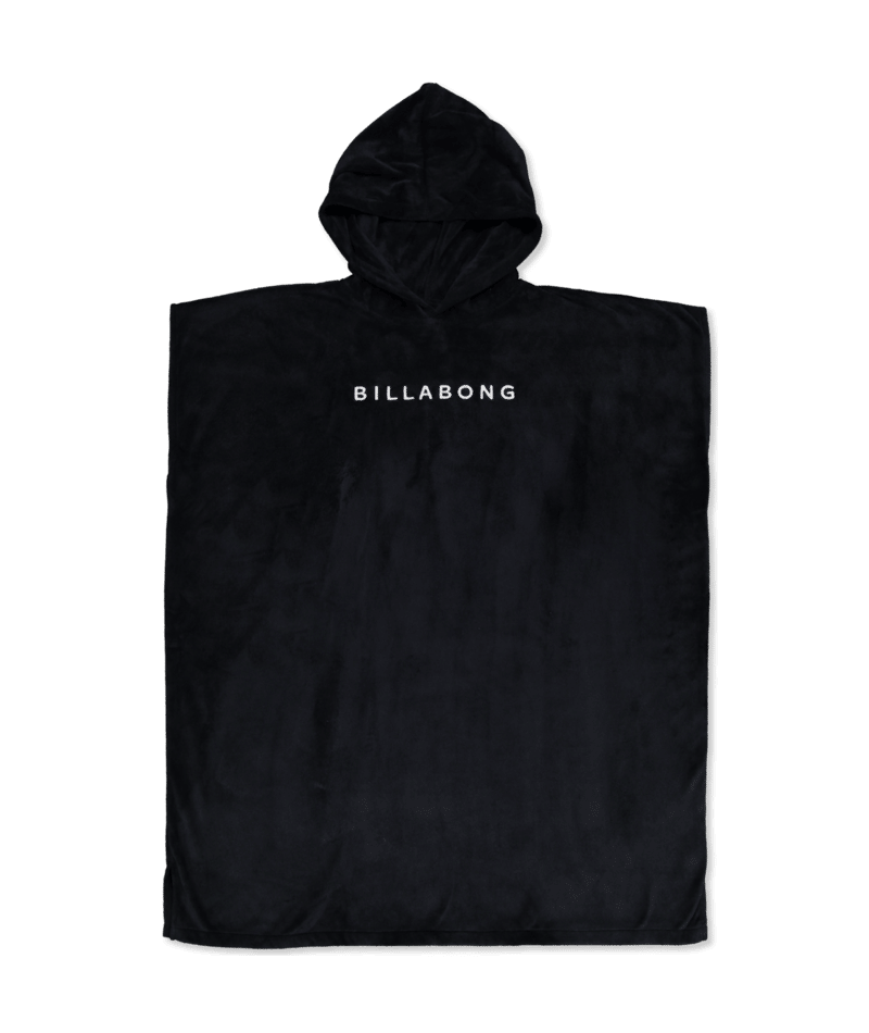 Billabong Pacific Hoodie Towel in BLACK