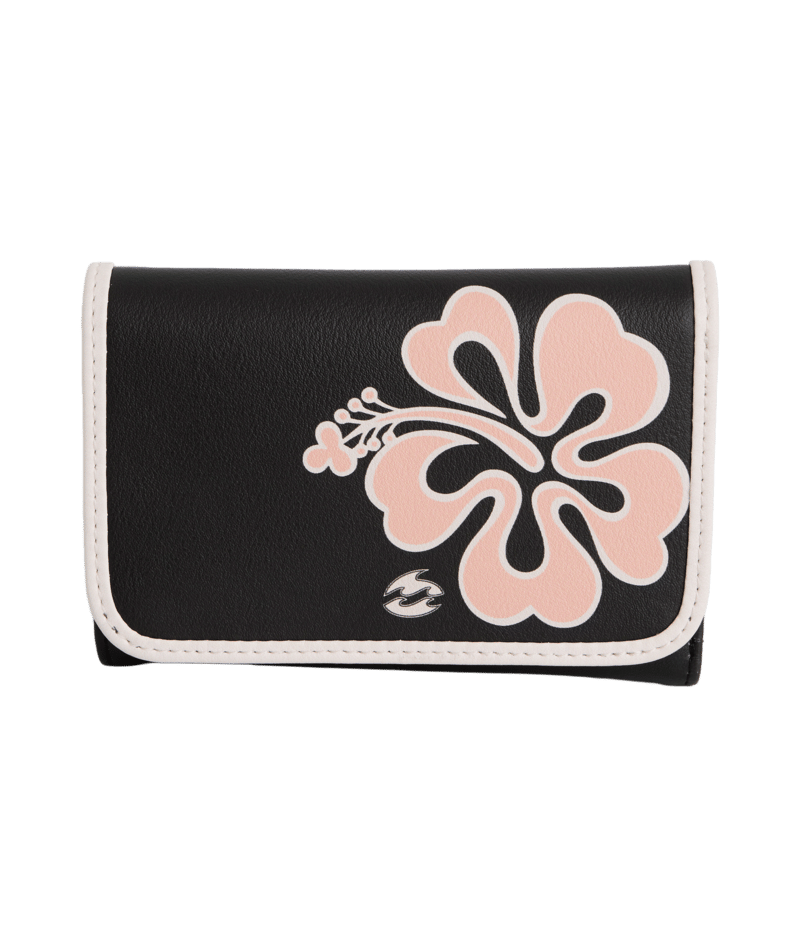Billabong Bong Rule Trifold Wallet in BLACK