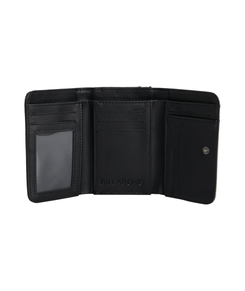 Billabong Starsurfer Trifold Wallet in BLACK PEBBLE