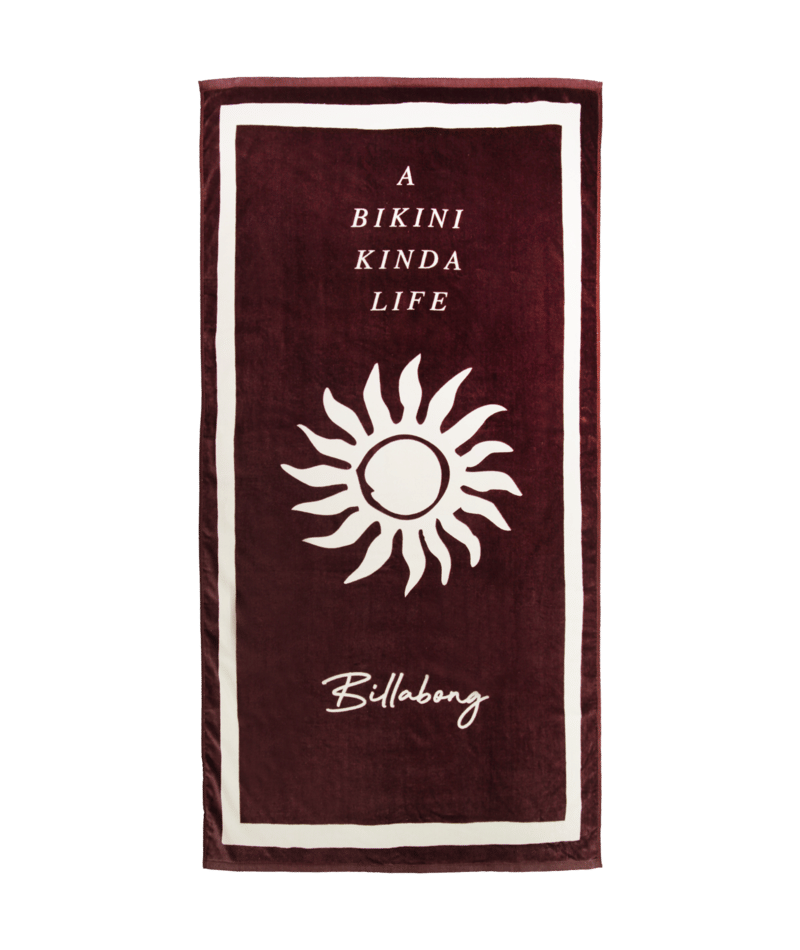 Billabong A Bikini Kinda Life Towel in ESPRESSO