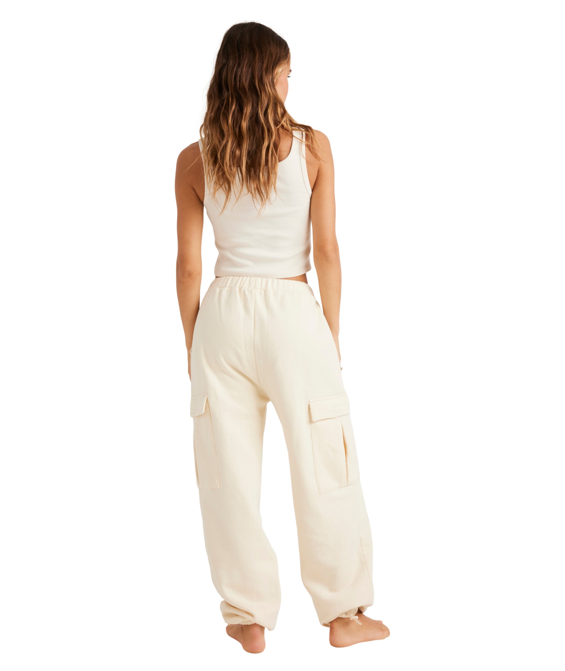 Billabong Lucky You Trackpant in SALT CRYSTAL