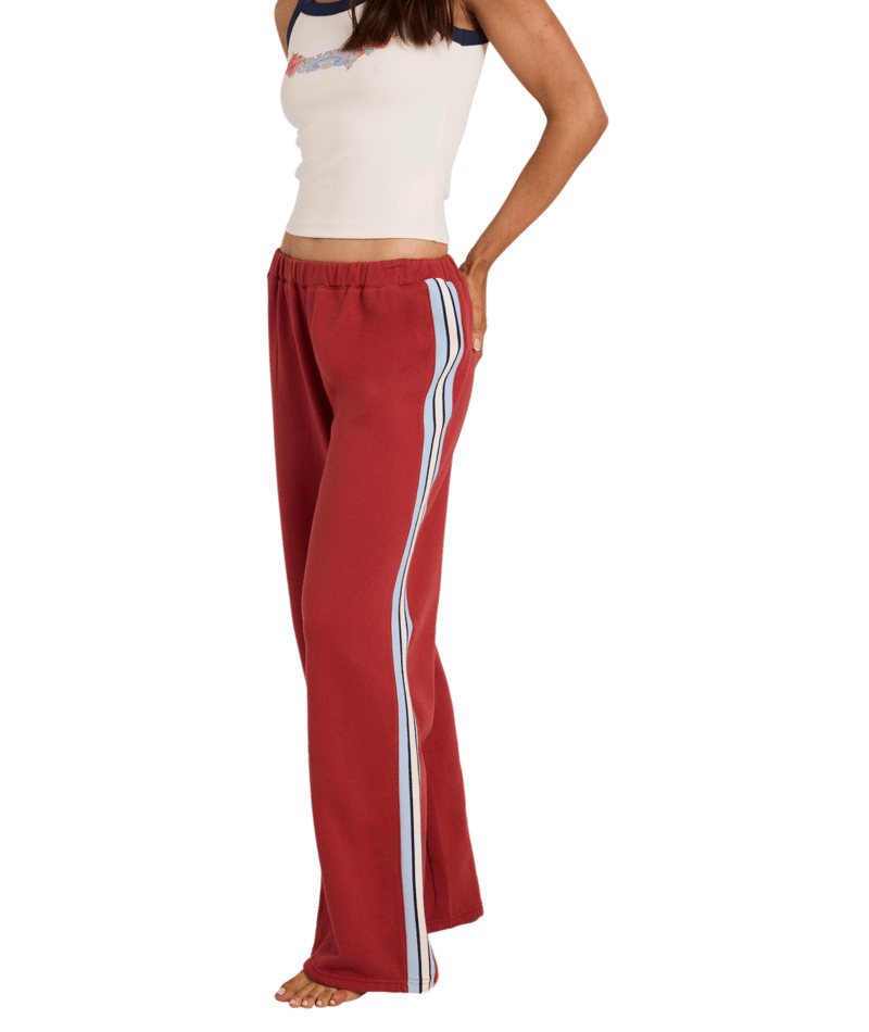 Billabong Since 73 Culture Trackpant in RED CRUSH