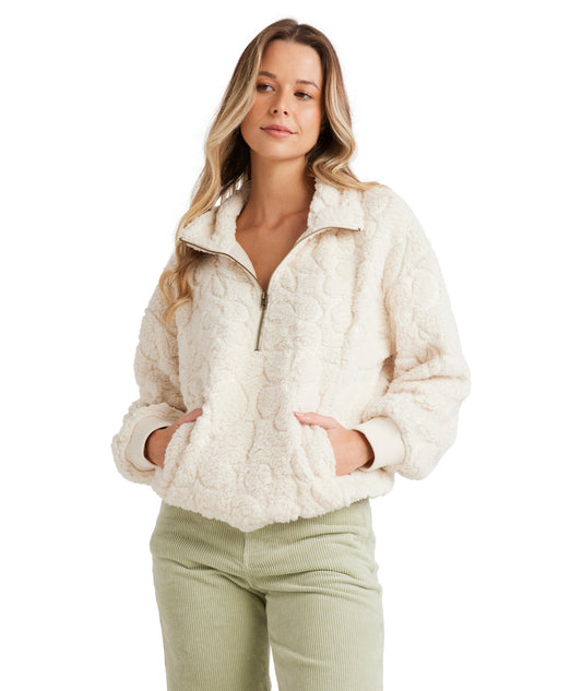 Billabong Fireside Cozy Half Zip Crew