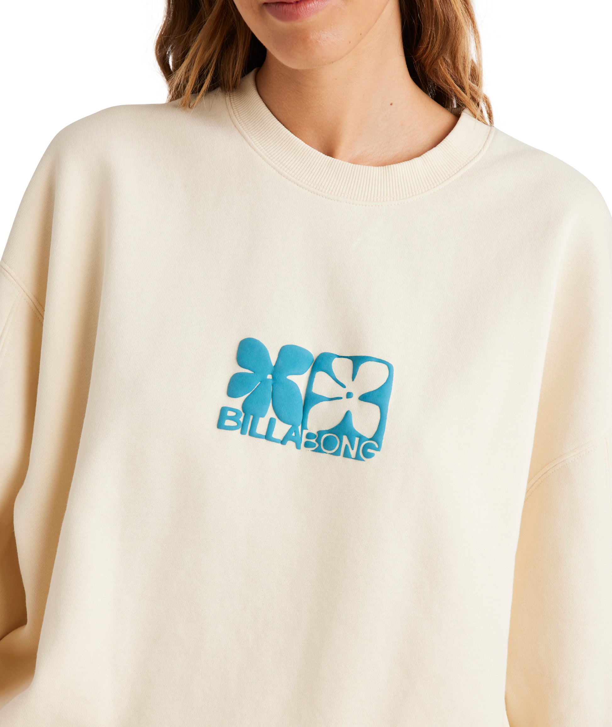 Billabong Lucky You Kendall Crew in SALT CRYSTAL
