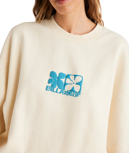 Billabong Lucky You Kendall Crew in SALT CRYSTAL