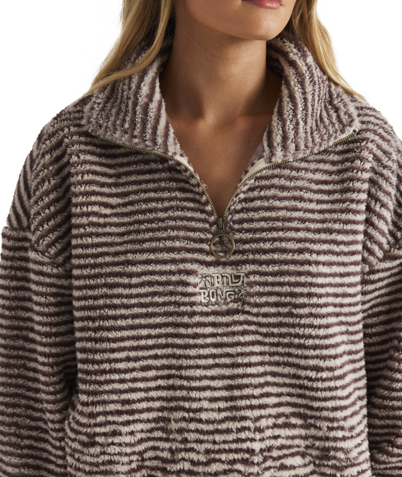 Billabong Cool Tides Half Zip in WHITECAP