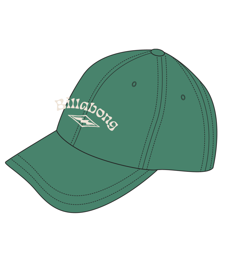 Billabong Paradise Dad Cap in SUMMER GREEN