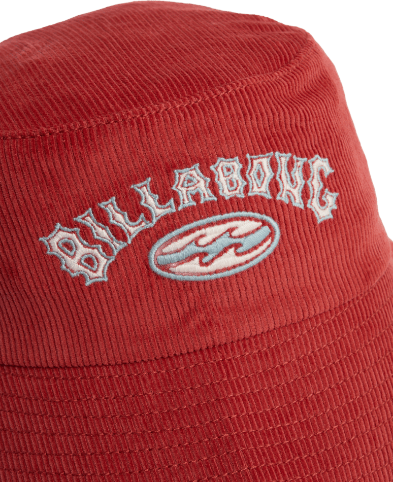 Billabong Living 73 Bucket Hat in RED CRUSH