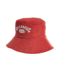 Billabong Living 73 Bucket Hat in RED CRUSH