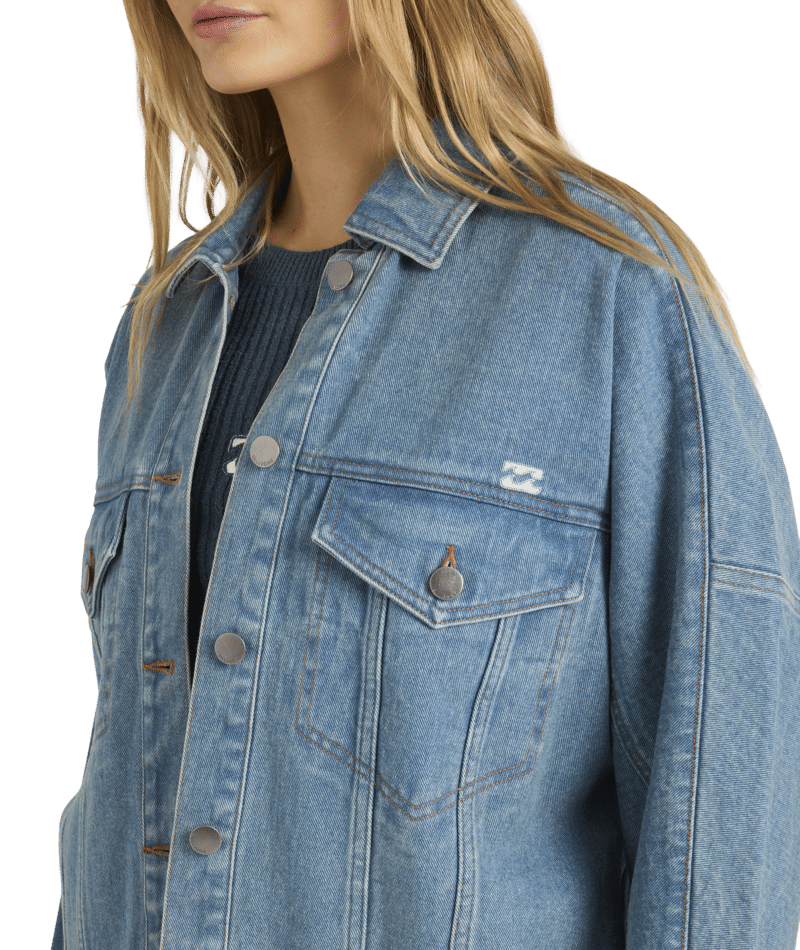 Billabong Cool Times Jacket in SUN FADED INDIGO