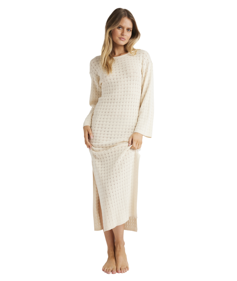 Billabong On My Mind Maxi Dress in WHITECAP