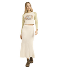 Billabong Mindy Maxi Skirt in WHITECAP