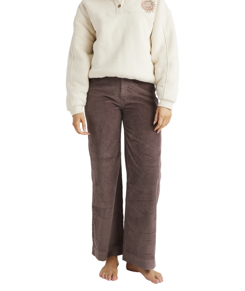 Billabong Palmy Cord Pant in KONA