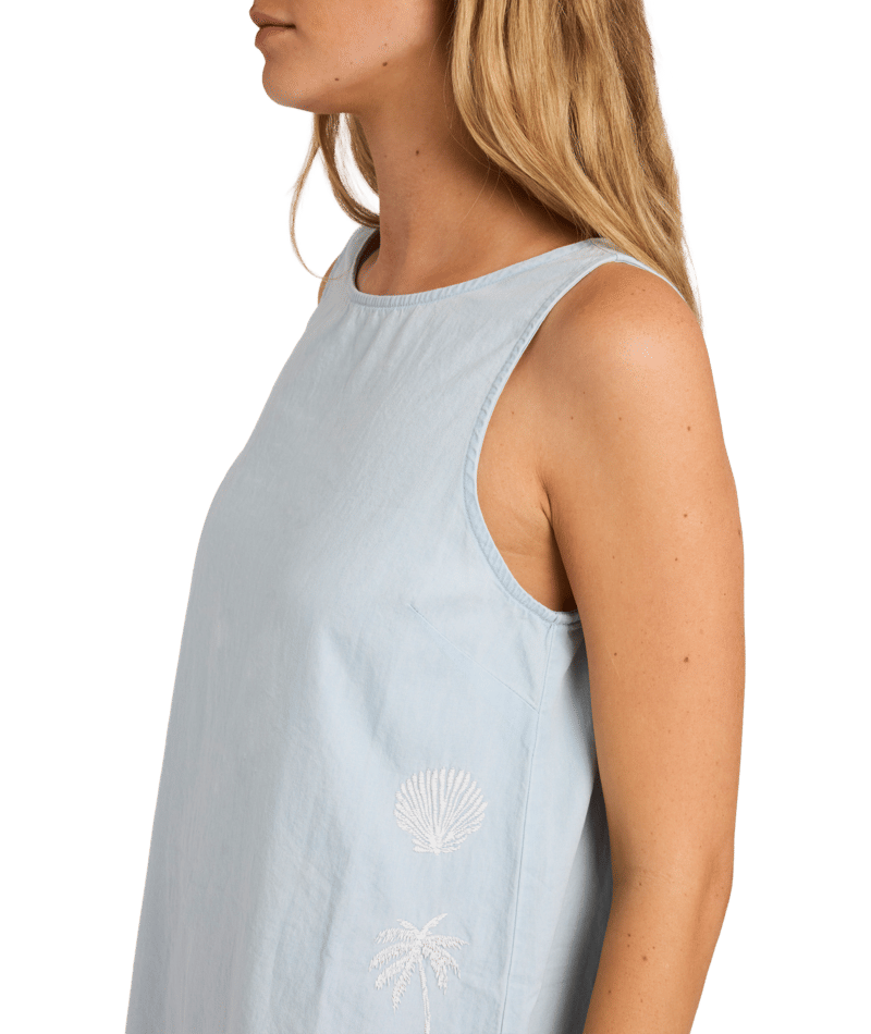 Billabong Marisol Dress in SKY GRAY