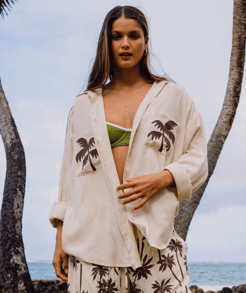 Billabong Sunset Canyon Shirt in WHITECAP