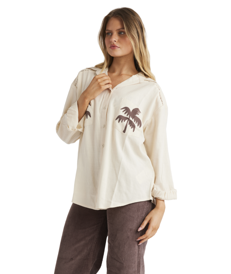 Billabong Sunset Canyon Shirt in WHITECAP