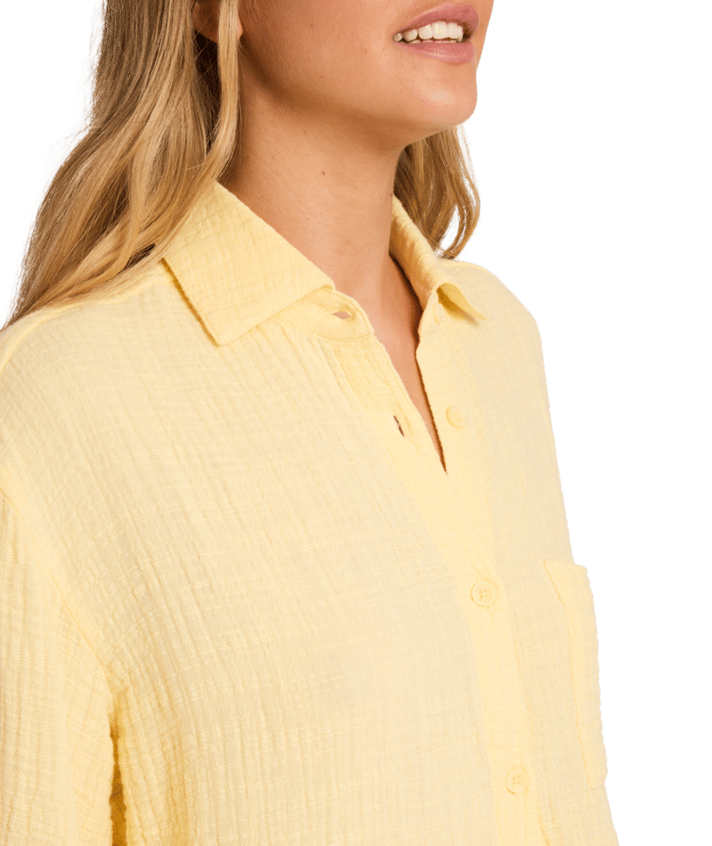 Billabong Wanderer Ls Wvn Shirt in SUNLIGHT