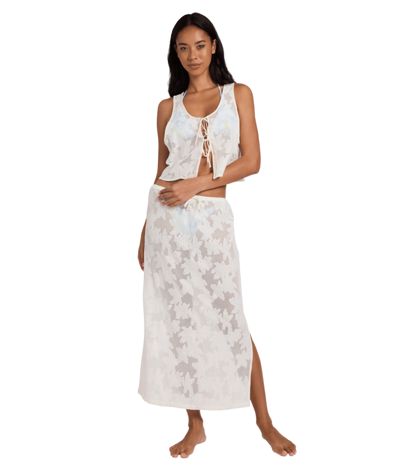 Billabong Salt Bloom Skirt in SALT CRYSTAL