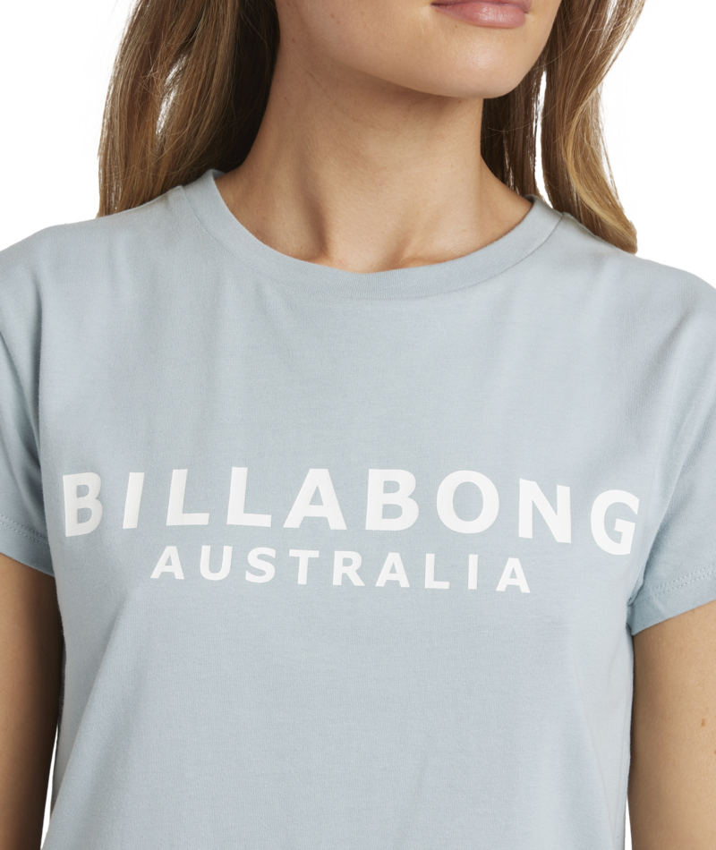 Billabong Society Tee in MINERAL BLUE